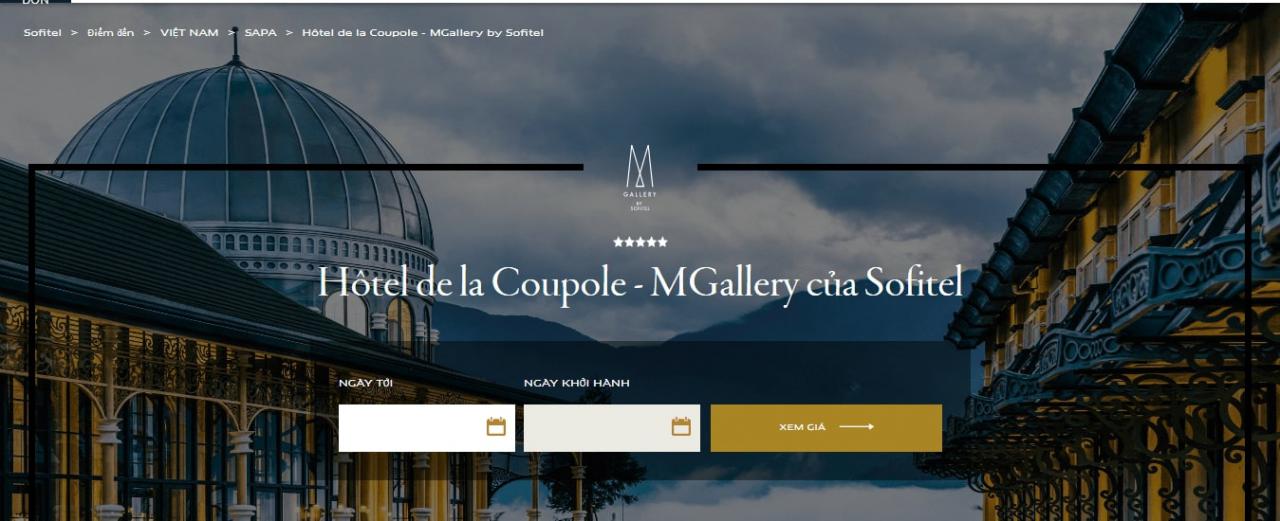 website khách sạn sofitel Sapa