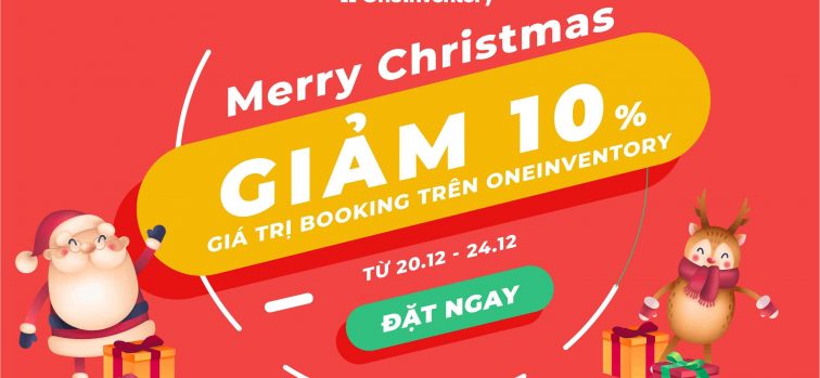 Ưu đãi 10%: Merry Christmas – Giá phòng ngọt hơn kẹo