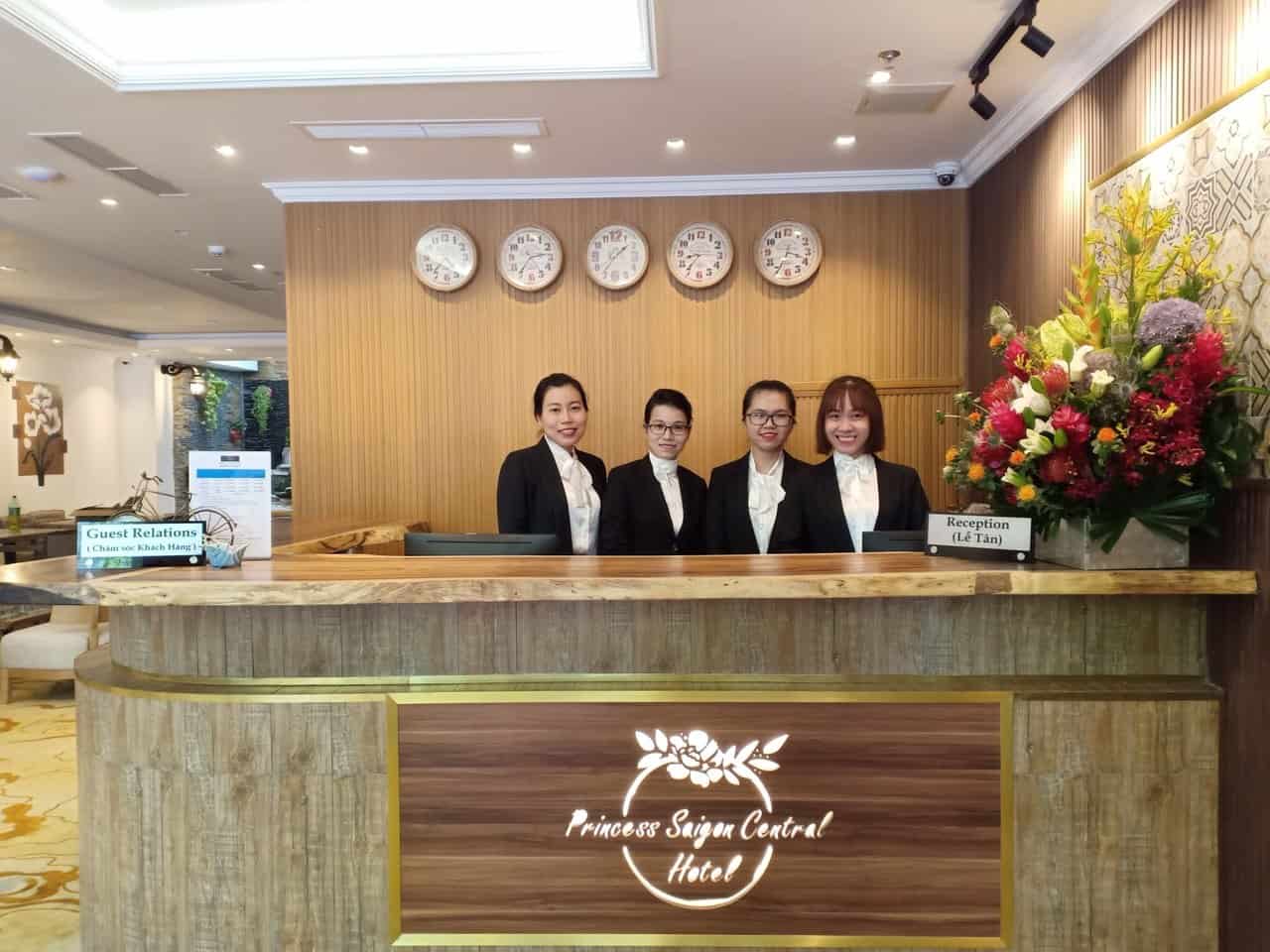 Khách sạn Princess Saigon Central - Boutique Hotel tại chợ Bến Thành